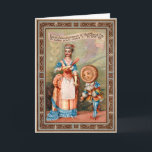 Vintage Victorian Hot Mince Pie Christmas Card<br><div class="desc">Vintage "hot mince pie" Victorian Christmas card.  High quality,  custom restored vintage image.</div>