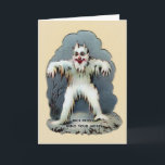 Vintage Victorian Jack Frost Christmas Card<br><div class="desc">Custom restored,  high quality vintage image.</div>