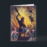 Vintage Victorian Krampus Christmas Card<br><div class="desc">Vintage Victorian Krampus Christmas card. Custom restored,  high quality vintage image.</div>