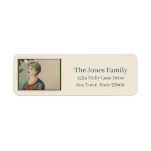 Vintage Victorian Lady Christmas