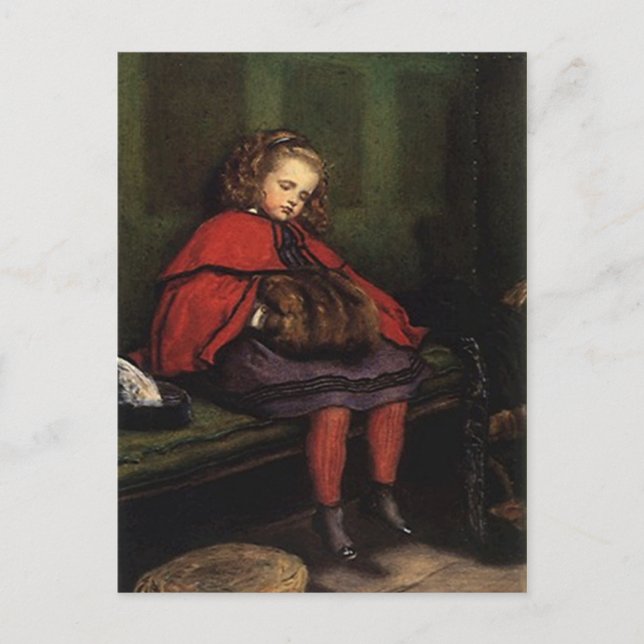 VINTAGE VICTORIAN Little Vagabond Travel POSTCARD (Front)