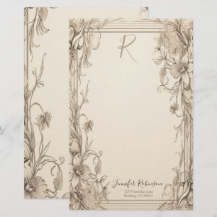 Vintage Victorian Look Stationery