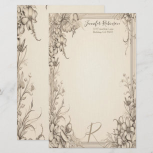Vintage Victorian Look Stationery
