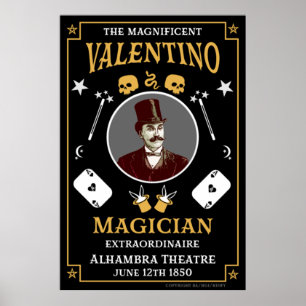 vintage victorian magic posters