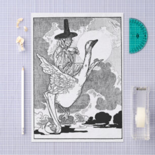 Vintage Victorian Mother Goose by Charles Robinson Tissue Paper