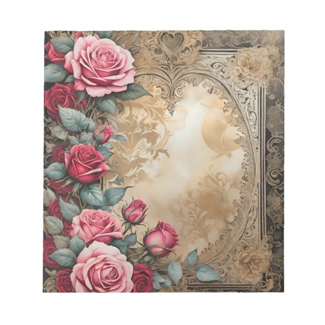 Vintage Victorian  Notepad (Front)