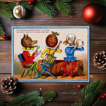 Vintage Victorian Odd Christmas Card<br><div class="desc">Custom restored,  high quality vintage image. Typical odd Victorian humour.</div>