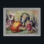 Vintage Victorian Odd Postcard<br><div class="desc">High quality,  custom restored vintage image.</div>