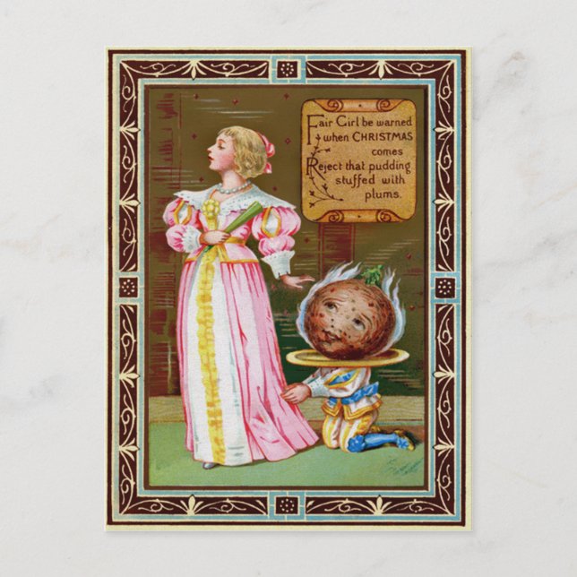 Vintage Victorian Odd Postcard (Front)
