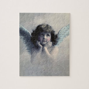 Vintage Victorian Photo Angel Jigsaw Puzzle