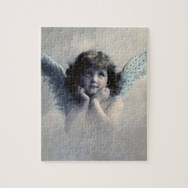 Vintage Victorian Photo Angel Jigsaw Puzzle (Vertical)
