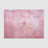 Vintage Victorian Red Fuchsia Distressed Daisy