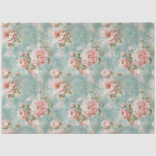 Vintage Victorian Roses Decoupage Tissue Paper