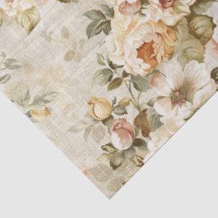 Vintage Victorian Roses Decoupage Tissue Paper