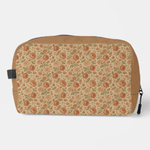 vintage Victorian Roses patterned Dopp Kit
