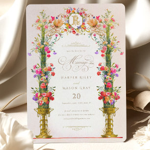 Vintage Victorian Save the Date Invitation