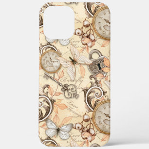 Vintage Victorian Shabby Chic Country Pattern iPhone 12 Pro Max Case