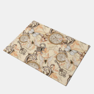 Vintage Victorian Shabby Chic Country Pattern Doormat