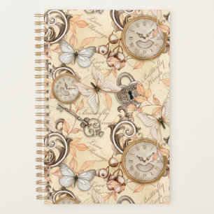 Vintage Victorian Shabby Chic Country Pattern Planner