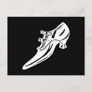 Vintage Victorian Shoe Postcard
