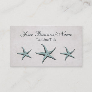 Vintage Victorian Starfish Business Card