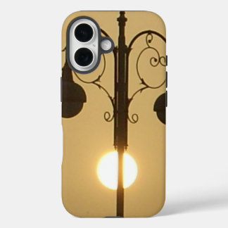 Vintage Victorian Sunset street light.png iPhone 16 Case
