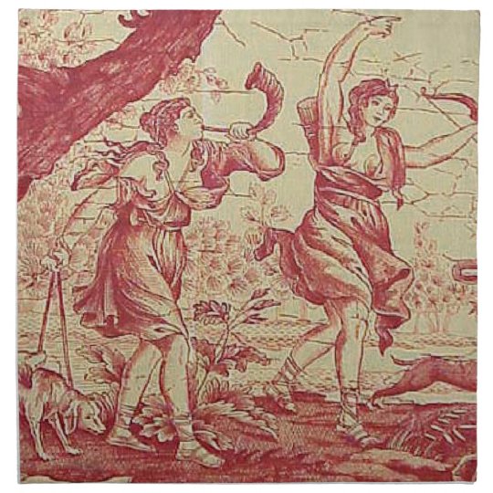 Vintage Victorian Toile American MoJo Napkins