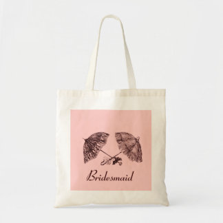 Vintage Victorian umbrellas bridesmaid bag