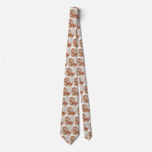 Vintage Victorian Valentines Day, Car with Flowers Tie