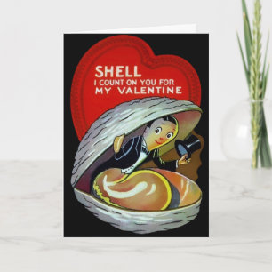 Vintage Victorian Valentines Day Card