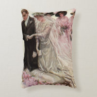 Vintage Victorian Wedding Ceremony Bride and Groom