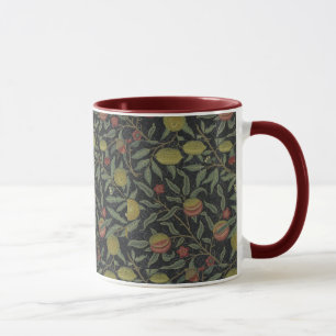 Vintage Victorian William Morris Fruit Leaves Mug