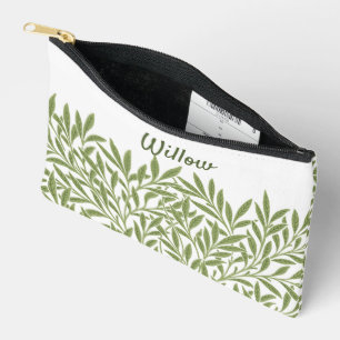 Vintage Victorian Willow Leaves by William Morris Accessory Pouch