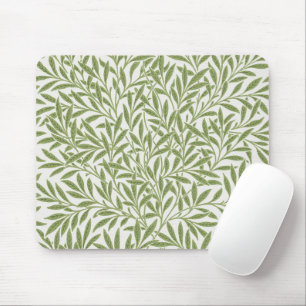 Vintage Victorian Willow Leaves by William Morris Mouse Mat
