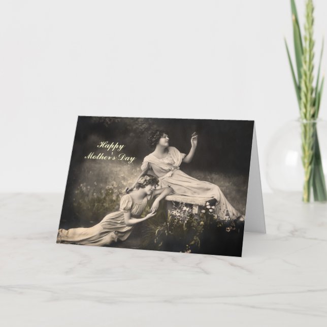 Vintage Victoriana Mother's Day Card (Front)