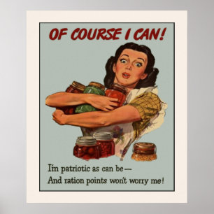 Vintage Victory Garden Patriotic Poster