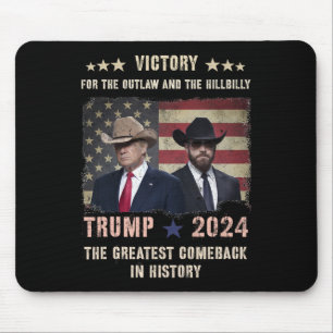 Vintage Victory Trump Vance We Won Party The Retur Mouse Mat