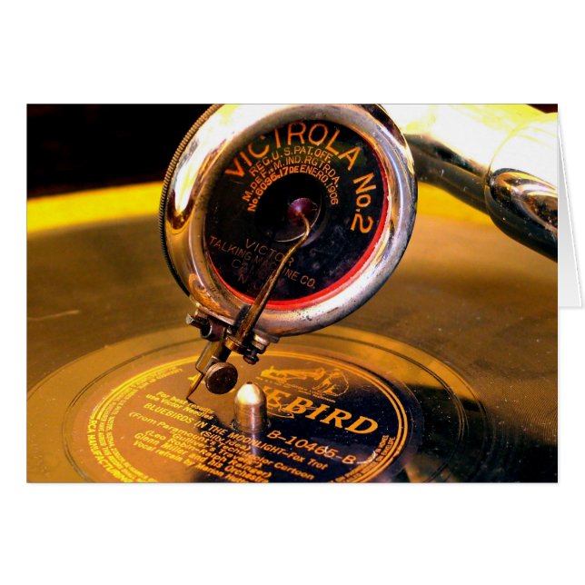 Vintage Victrola (Front Horizontal)