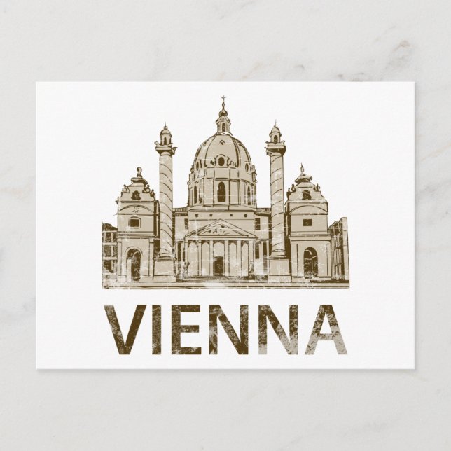 Vintage Vienna Postcard (Front)