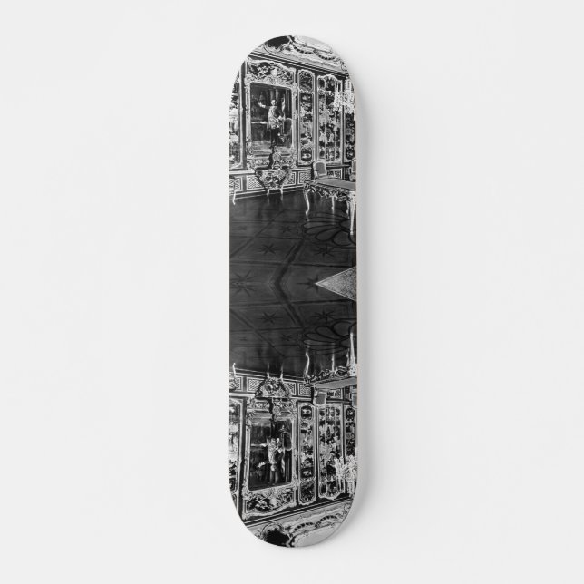 Vintage Vienna Schonbrunn palace Vieux Laque Room  Skateboard (Front)