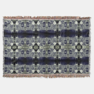 Vintage Vienna Schonbrunn palace Vieux Laque Room  Throw Blanket