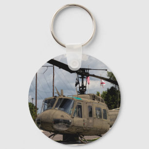 Vintage Vietnam Era Uh-1 Huey Military Chopper Key Ring