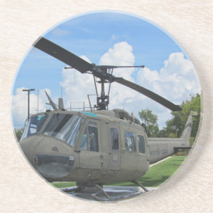 Vintage Vietnam Uh-1 Huey Military Helicopter Coaster