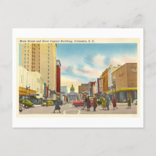 Vintage View of Columbia, South Carolina, Postcard
