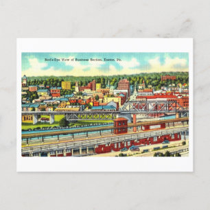 Vintage View of Easton, Pennsylvania, Postcard