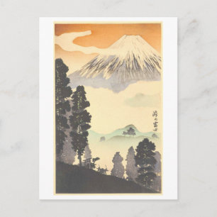 Vintage View of Mt. Fuji in Japan Postcard
