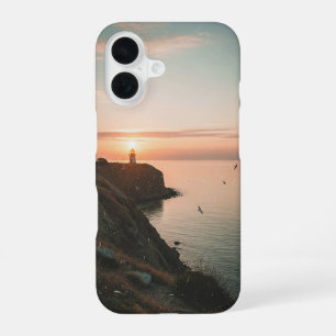 Vintage View of the Bay at Daybreak iPhone 16 Case