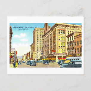 Vintage View of Utica, New York, Postcard