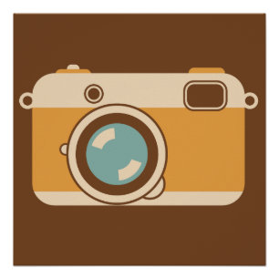 Vintage Viewfinder Camera Poster