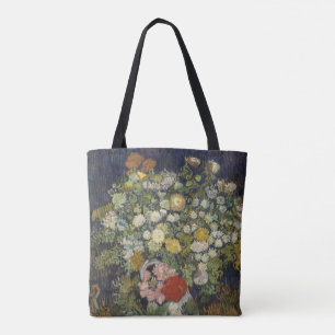 Vintage Vincent Van Gogh Bouquet of Flowers Floral Tote Bag
